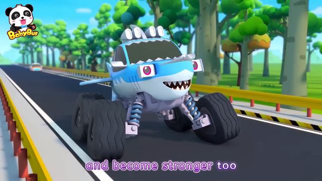 Stinky Monster Truck | Monster Truck | Car Cartoon | Kids Songs | BabyBus смотреть онлайн