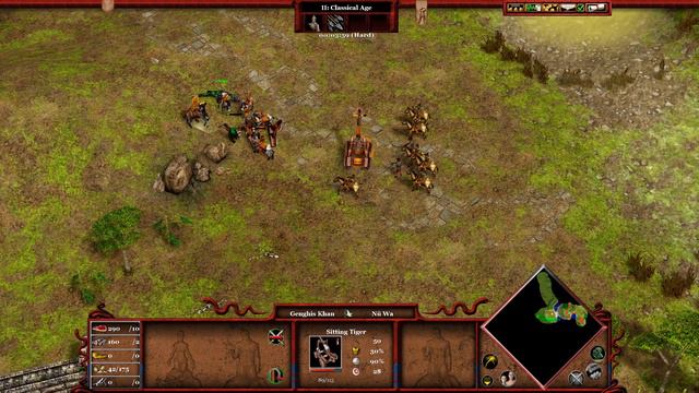 Initial Gameplay of Aoe2 Genghis Khan, Into China Campaign Age of Mythology Return of The Gods Port смотреть онлайн