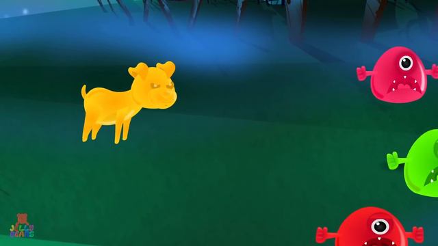 Halloween Monster Cartoon Video For Preschool Kids By Jelly Bears