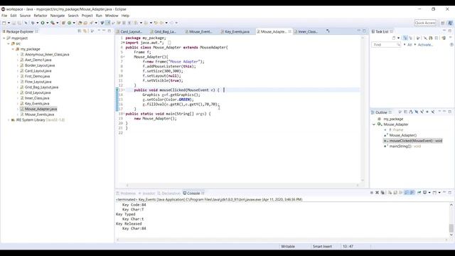 Video 45 Adapter Classes and Inner Classes in Java смотреть онлайн