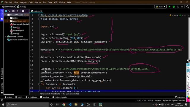Detect Face Landmarks using Python with OpenCV | Computer Vision смотреть онлайн