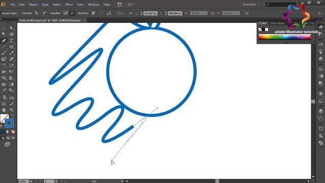 Adobe illustrator / Circle Apple Logo Design Tutorial / How to make fresh Logo Design смотреть онлайн