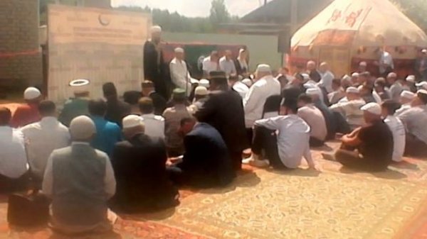 На открытие мечети в Омской области приехал Московский муфтий Аширов