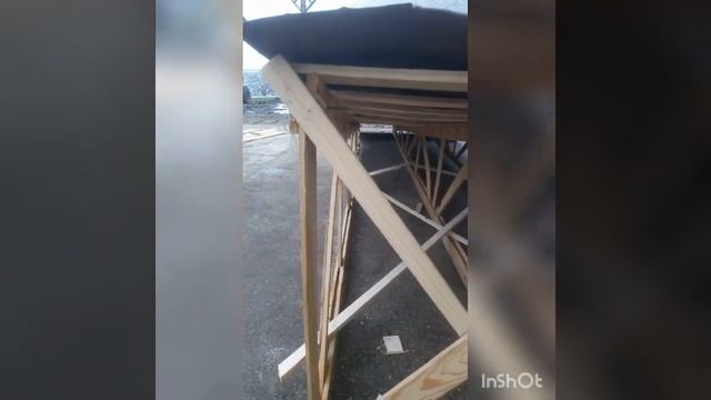 Испытание  модельки фермы фермы на весовую нагрузку.