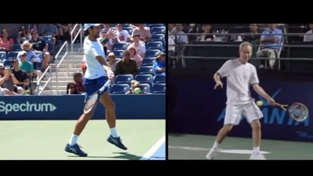 Analisando o Forehand Impecável do Djokovic #forehandmoderno смотреть онлайн