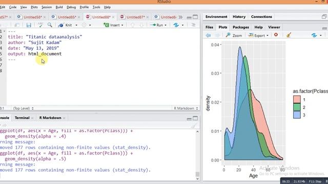 Create reports with R Markdown in RStudio| Titanic data set analysis and report R|Statistical repor смотреть онлайн