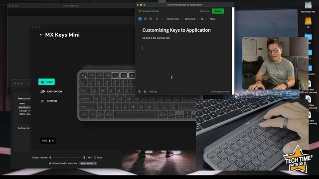 Quick Guide on How to Connect, Switch and Customise the Logitech MX Keys Mini! смотреть онлайн