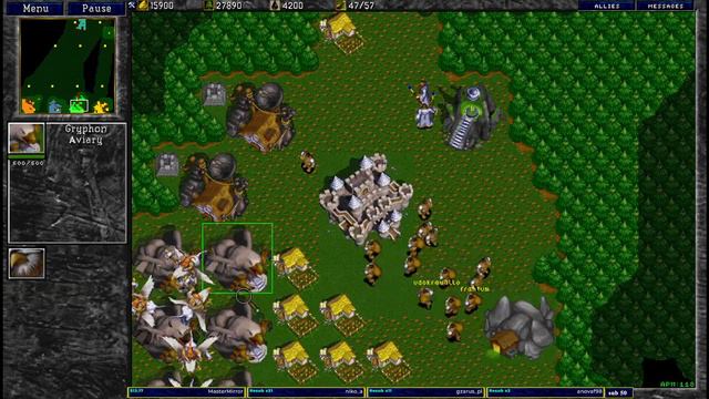 Warcraft 2 ChopJamminDE 4v3 смотреть онлайн