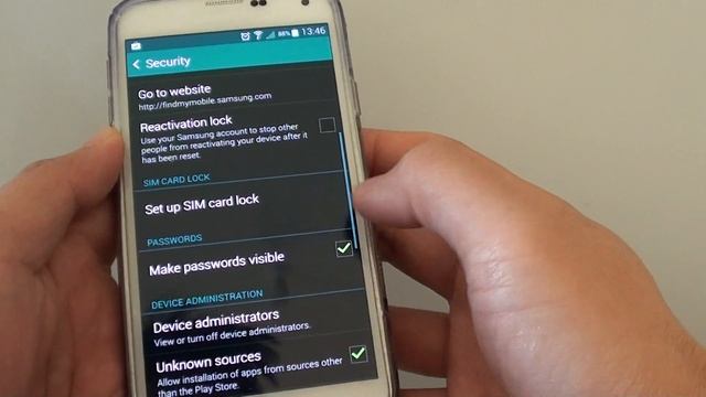 Samsung Galaxy S5: How to Enable/Disable Unknown Sources to Install APK File смотреть онлайн