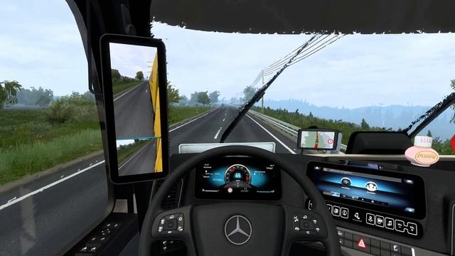 [TS-PC] ETS2 4K | ALFAOMEGA MAP | ACTROS MP5 2548 | DIGAMMA - PHI | RAIN смотреть онлайн