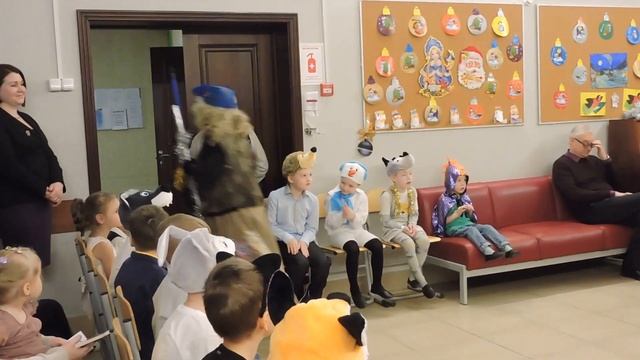 Новогодние утренники 24 декабря 2022 года - Приветствие Деда Мороза смотреть онлайн