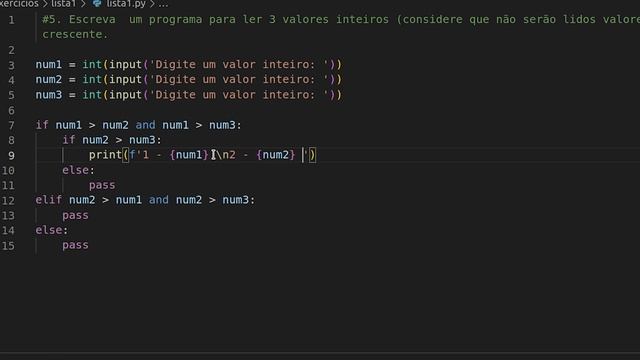 Python - Exibir 3 números em ordem crescente #exercício #005 смотреть онлайн