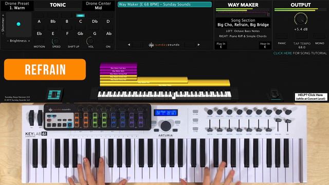 Way Maker MainStage patch keyboard cover - Leeland смотреть онлайн