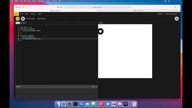 Coding a physics simulation with Javascript and p5.js - pt. 1 смотреть онлайн