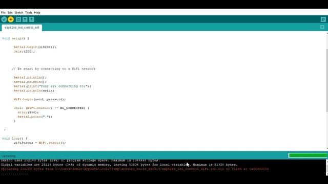 NODEMCU WEBSERVER WITH ARDUINO IDE TO CONTROL LEDS смотреть онлайн