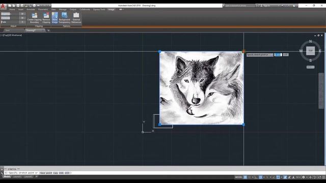 How to insert and crop picture in AutoCAD смотреть онлайн