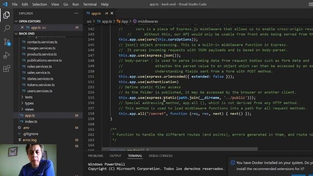 17 Arquitectura Backend - Express.js смотреть онлайн