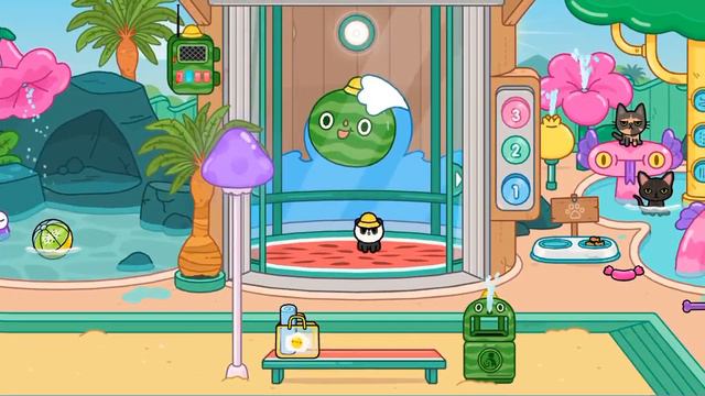 я живу 24 часа панда Toca Boca Life World смотреть онлайн