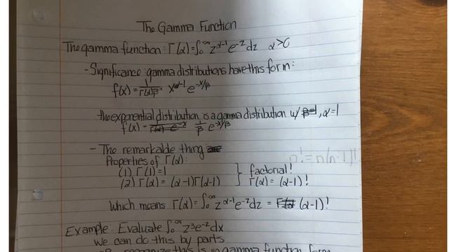 Probabilty SpecialTopic: the Gamma Function смотреть онлайн