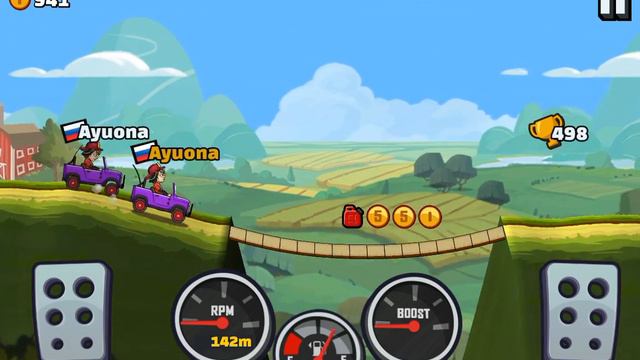 Играю в очень интересную игру называется Hill CLiMB RACIN2 смотреть онлайн