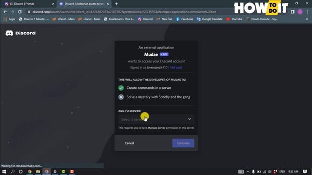 How to invite discord bot to server 2023 | Initial Solution смотреть онлайн