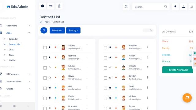 Education LMS Dashboard With Admin Dashboard Ui Kit - EduAdmin Bootstrap Template смотреть онлайн
