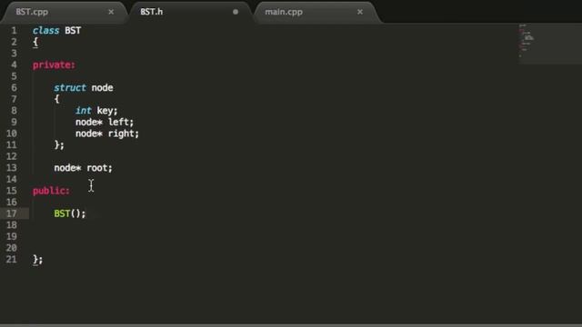 Binary Search Trees - Coding Project Setup - C++ (Part 4) смотреть онлайн