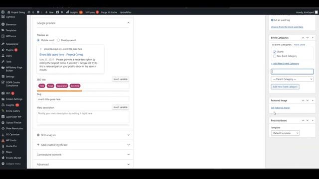 How to Change the Event Settings, Tags, Categories & Thumbnails with Bridge WordPress Theme смотреть онлайн