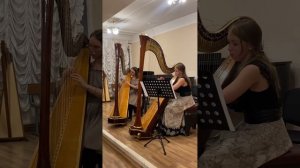 Первое выступление за последние 2 года ? Игра на арфе