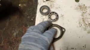 Ремонт вискомуфты ауди 100. Замена подшипника на аналог.