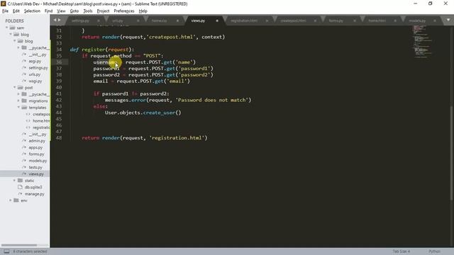 (Django post app | | Login And Register) part 5 смотреть онлайн