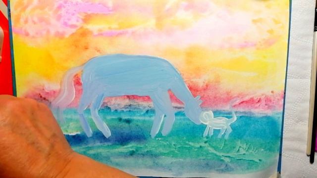 Как нарисовать добрую лошадь смотреть онлайн