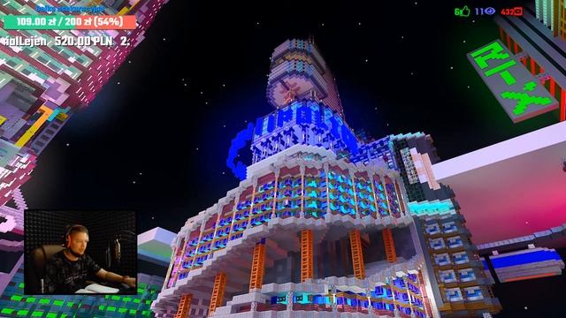 Minecraft PL! Serwer ?RubinMC? SKY TOWER RUN!# 14 Live! ? смотреть онлайн