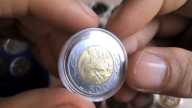 Сан Марино 500 и 1000 лир 1982 - 2001 Полная подборка биметаллических монет смотреть онлайн