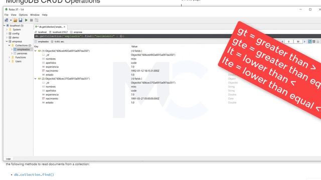 Curso MongoDB - 7 MongoDB CRUD смотреть онлайн