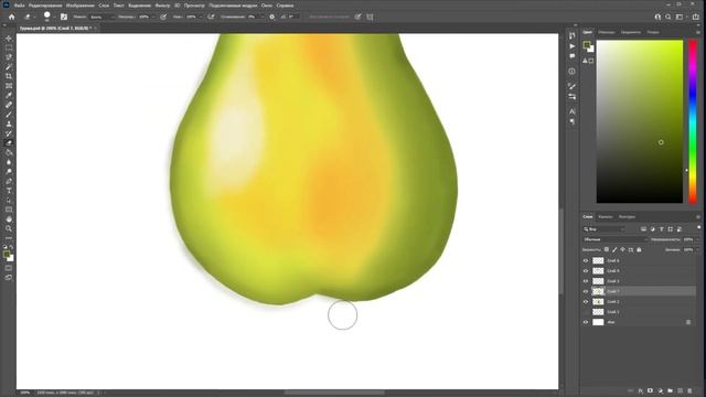 We draw a pear \ Рисуем грушу смотреть онлайн