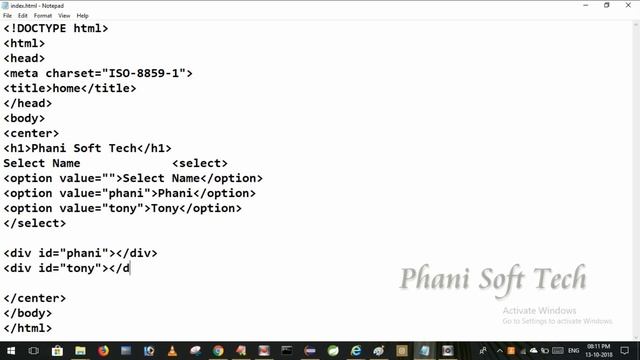 How to hide element when we click dropdown by phani soft tech смотреть онлайн