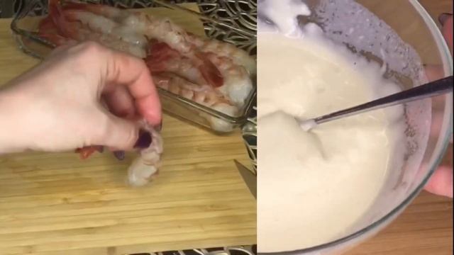 Креветки в картофельном соусе с трюфельным маслом смотреть онлайн