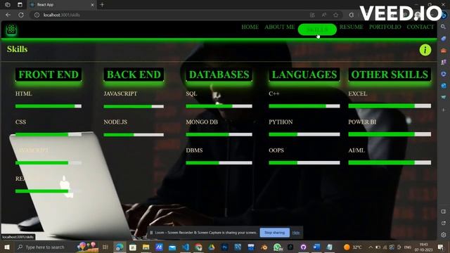 React Responsive Personal Portfolio Website || Build And Deploy || Animation , Typing Effect смотреть онлайн