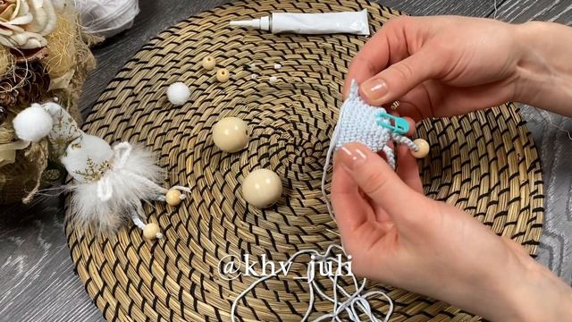 Рождественский гномик своими руками /JiJi вязание смотреть онлайн