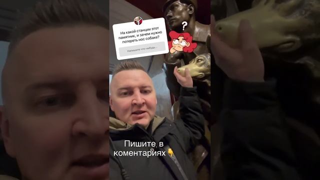 На какой станции эта статуя, и зачем нужно потереть нос собаке? смотреть онлайн
