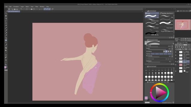 Gesture Sketch Daily: Day 118 // dancing смотреть онлайн