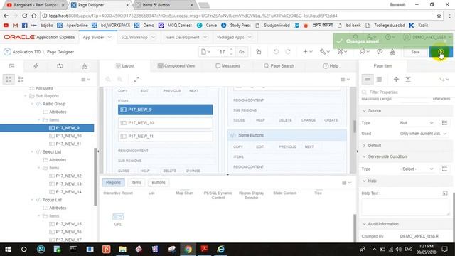 Oracle apex Item & Buttons (part-1) смотреть онлайн