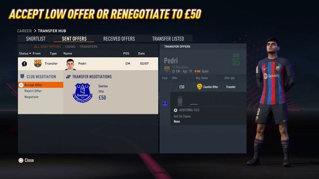 HOW TO SIGN ANY PLAYER FOR £50 IN FIFA23 CAREER MODE!!!! смотреть онлайн