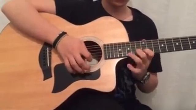Guns N' Roses - Knockin on heaven's door - acoustic solo cover смотреть онлайн