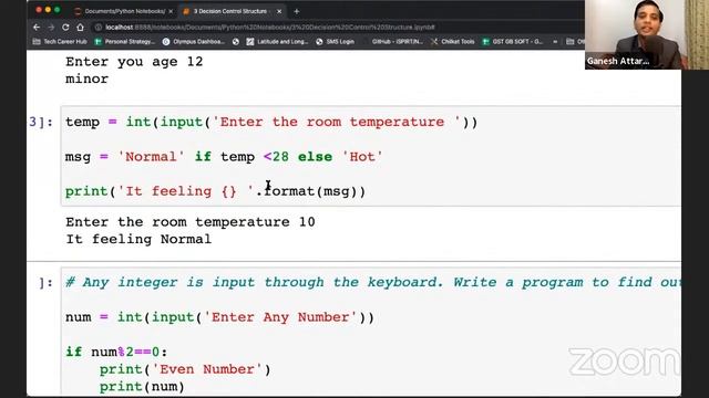 Learn Python Programming Session-5 (25 OCT 2021) смотреть онлайн