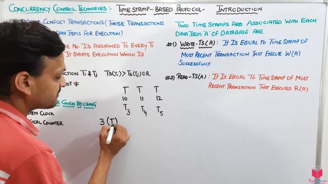 7.28- Time Stamp Based Protocol In DBMS | Time Stamp Based Locking | Concurrency Control Techniques смотреть онлайн