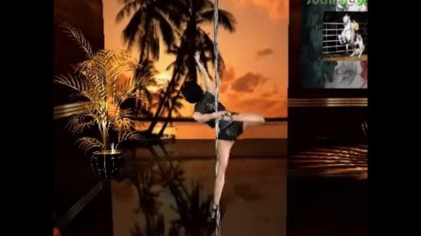 Ellie Goulding Figure 8 pole dance