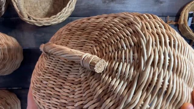 Корзинки ручной работы из бумажной лозы смотреть онлайн