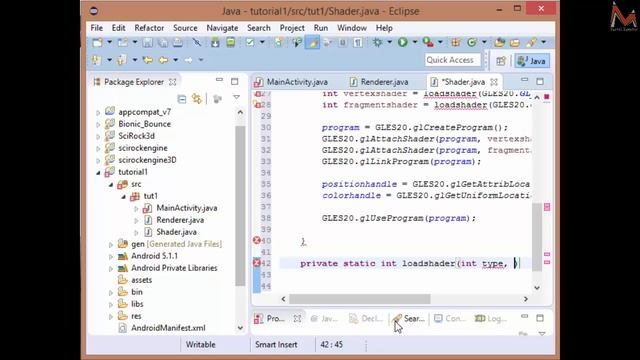 Android OpenGL ES: Tutorial 1 - Triangle смотреть онлайн